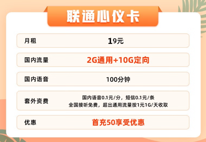 好用的聯(lián)通流量卡|低月租、資費(fèi)低、性價(jià)比高！
